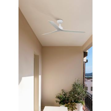 FARO 34274 - Ventoinha de teto MARINE M branco diâmetro 125 cm IP44 + comando