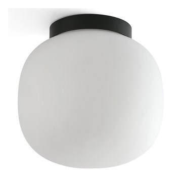 FARO 68611 - Iluminação de teto AMELIA 1xE27/15W/230V IP44 branco/preto