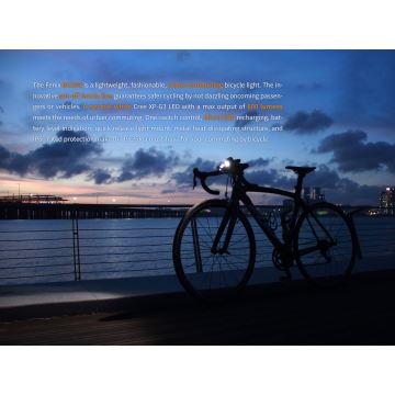 Fenix BC25R - Iluminação de bicicleta recarregável LED LED/USB IP66 600 lm 36 hrs