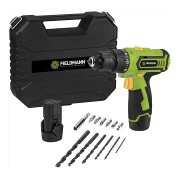 Fieldmann - Berbequim sem fio com acessórios 12V 1300 mAh