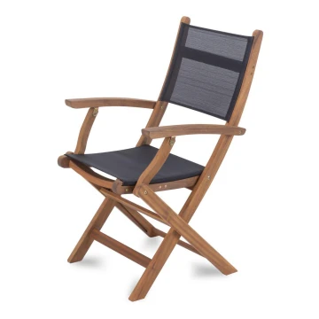 Fieldmann - Cadeira de jardim dobrável acacia