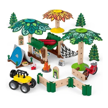 Fisher-Price - Conjunto de construção infantil Wonder Makers Camping