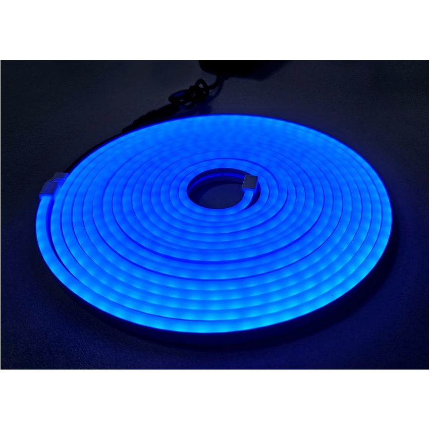 Fita flexível LED NEON LED/10W/230V 5 m IP65 azul