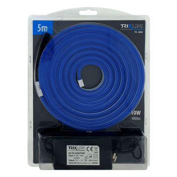 Fita flexível LED NEON LED/10W/230V 5 m IP65 azul