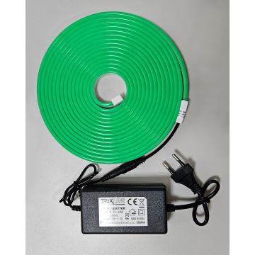 Fita flexível LED NEON LED/10W/230V 5 m IP65 verde