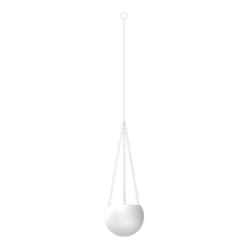 Floreira suspensa 155x20 cm branco