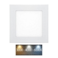 Foco de encastrar LED para casa de banho  RAFA LED/6W/230V 3000/4000/6000K 12x12 cm IP44 branco