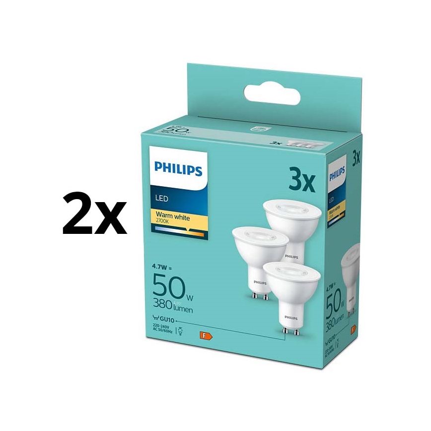 Foco LED ANGIE 6xGU10/4,7W/230V