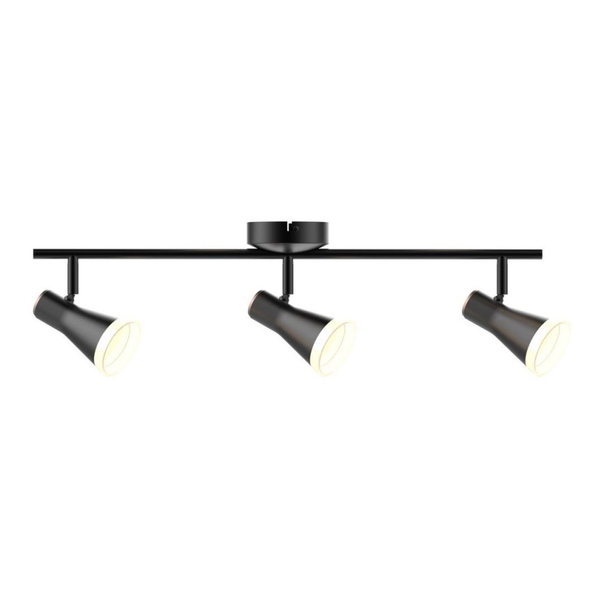 Foco LED BERG 3xLED/4,2W/230V preto