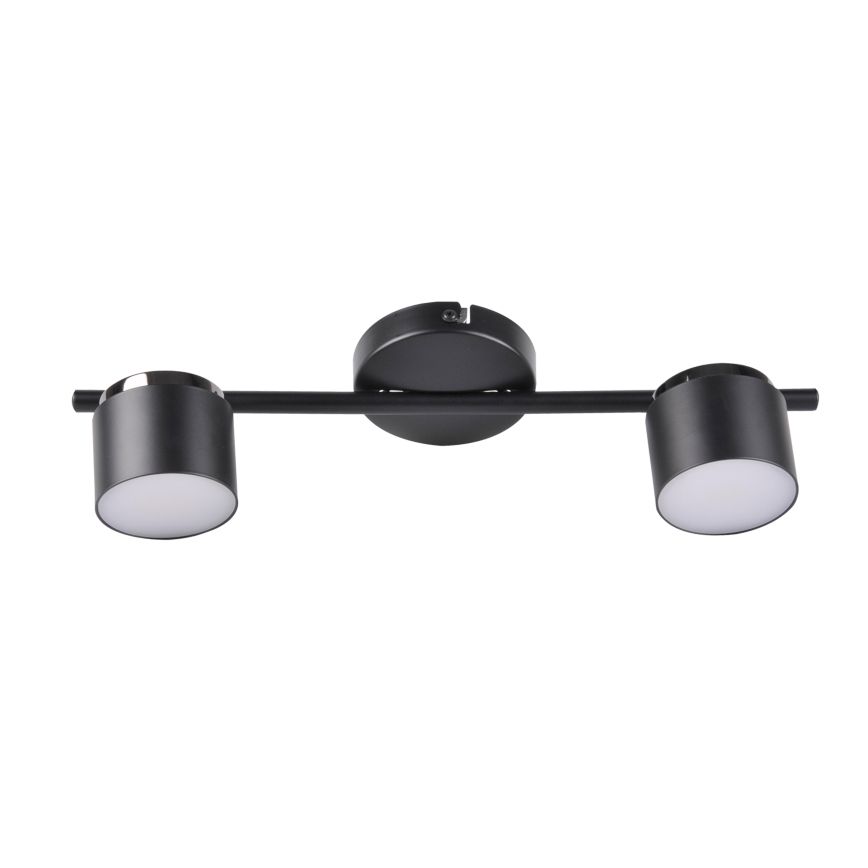 Foco LED KUBIK 2xLED/4,2W/230V preto