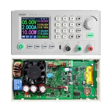 Fonte de laboratório inteligente 0-60V/0-10A Wi-Fi