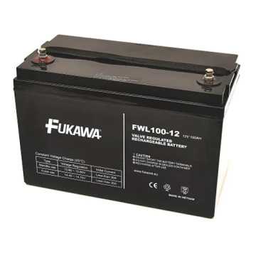 FUKAWA FWL 100-12 - Acumulador de chumbo-ácido 12V/100 Ah/závit M6