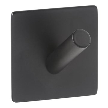 Gancho 4,5x4,5 cm inox/preto