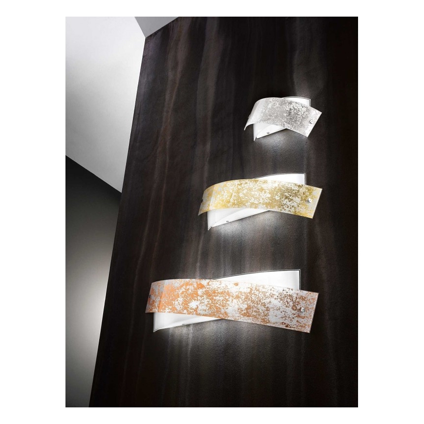 Gea Luce CAMILLA A P oro - Iluminação de parede CAMILLA 2xE14/28W/230V 34 cm dourada