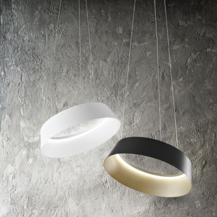 Gea Luce JULIETTE S B - Candelabro suspenso LED com regulação JULIETTE LED/50W/230V branco