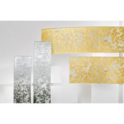 Gea Luce LARA P P oro - Iluminação de teto LARA 2xE27/52W/230V 50 cm dourada