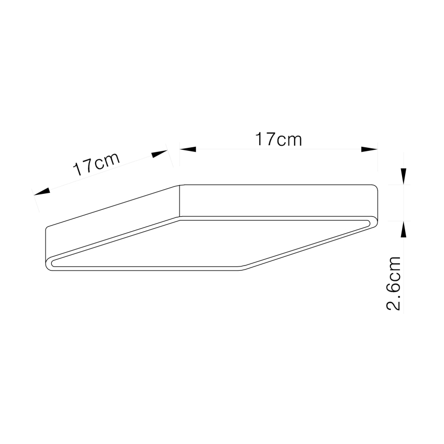 Globo - Luz de teto LED LED/22W/230V