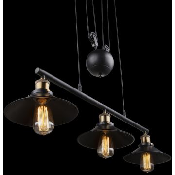 Globo - Candelabro suspenso 3xE27/60W/230V