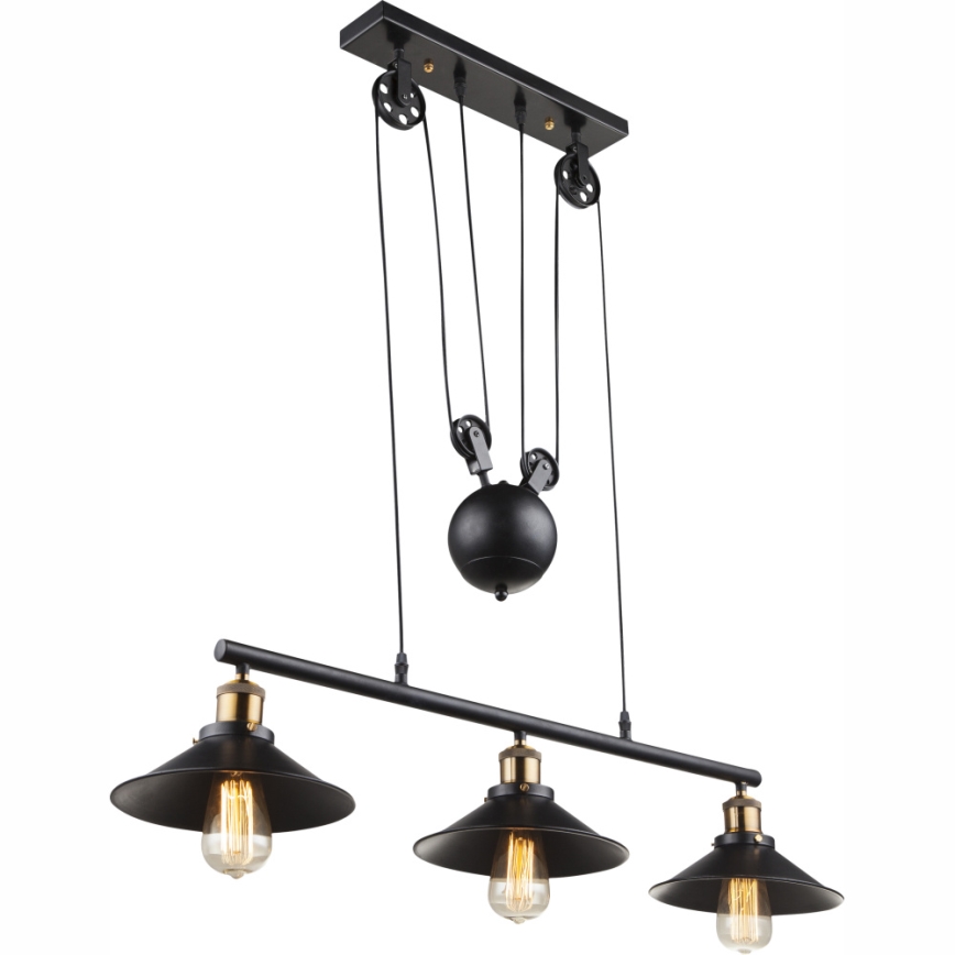 Globo - Candelabro suspenso 3xE27/60W/230V