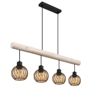 Globo - Candelabro suspenso 4xE27/15W/230V