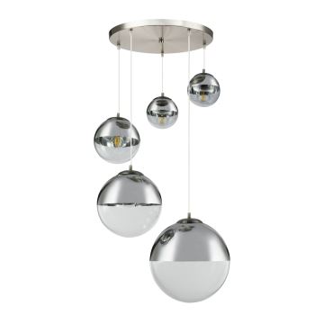 Globo - Candeeiro suspenso 5xE27/60W/230V diâmetro 65 cm