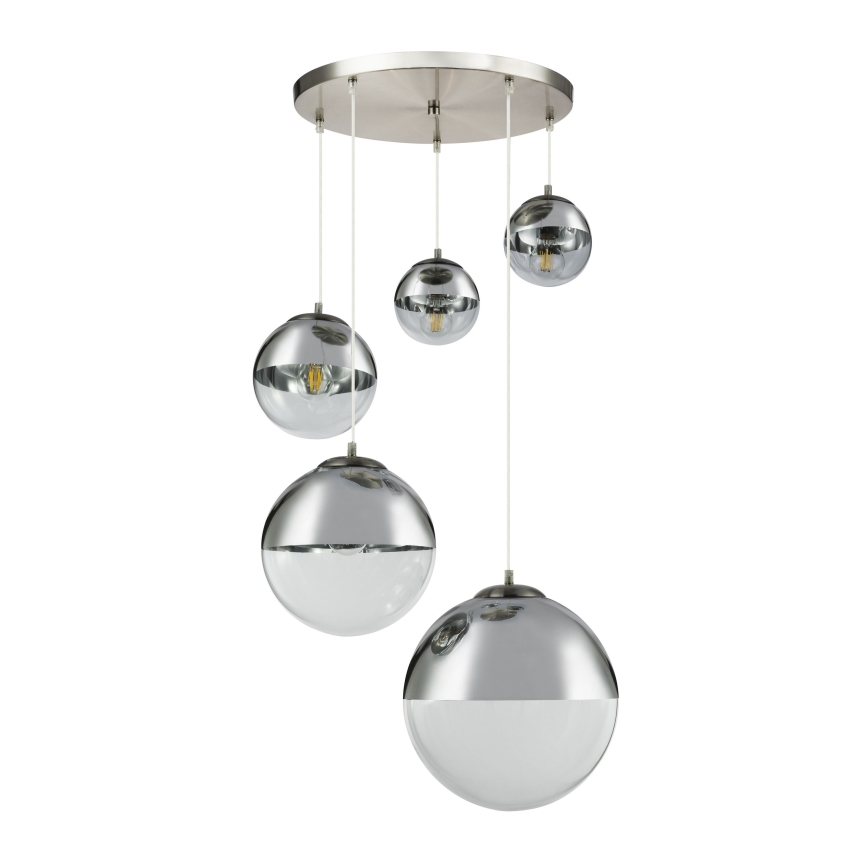 Globo - Candeeiro suspenso 5xE27/60W/230V diâmetro 65 cm