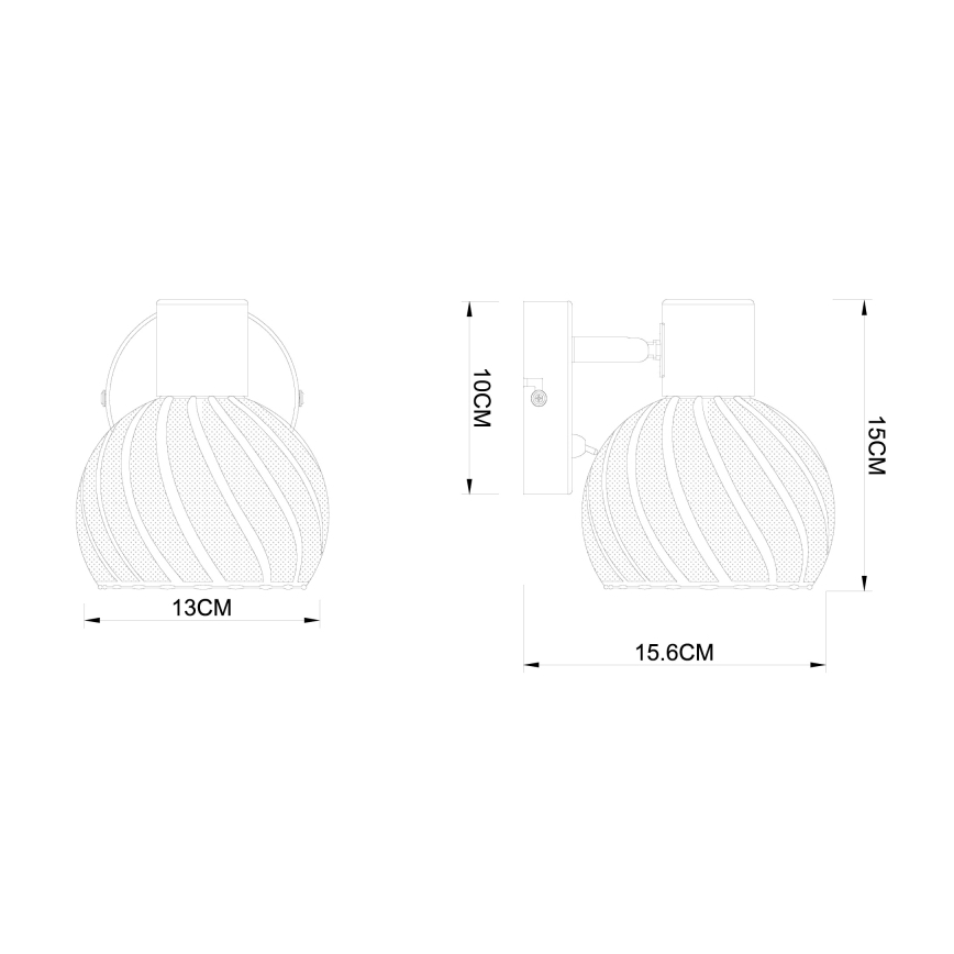 Globo - Foco de parede 1xE27/40W/230V