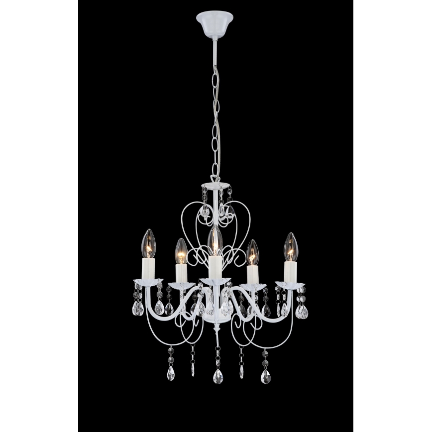 Globo - Candelabro suspenso 5xE14/40W/230V