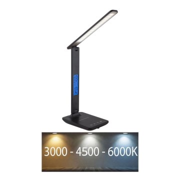 Globo - Candeeiro de mesa táctil LED com regulação e ecrã LED/5W/230V 3000/4500/6000K preto