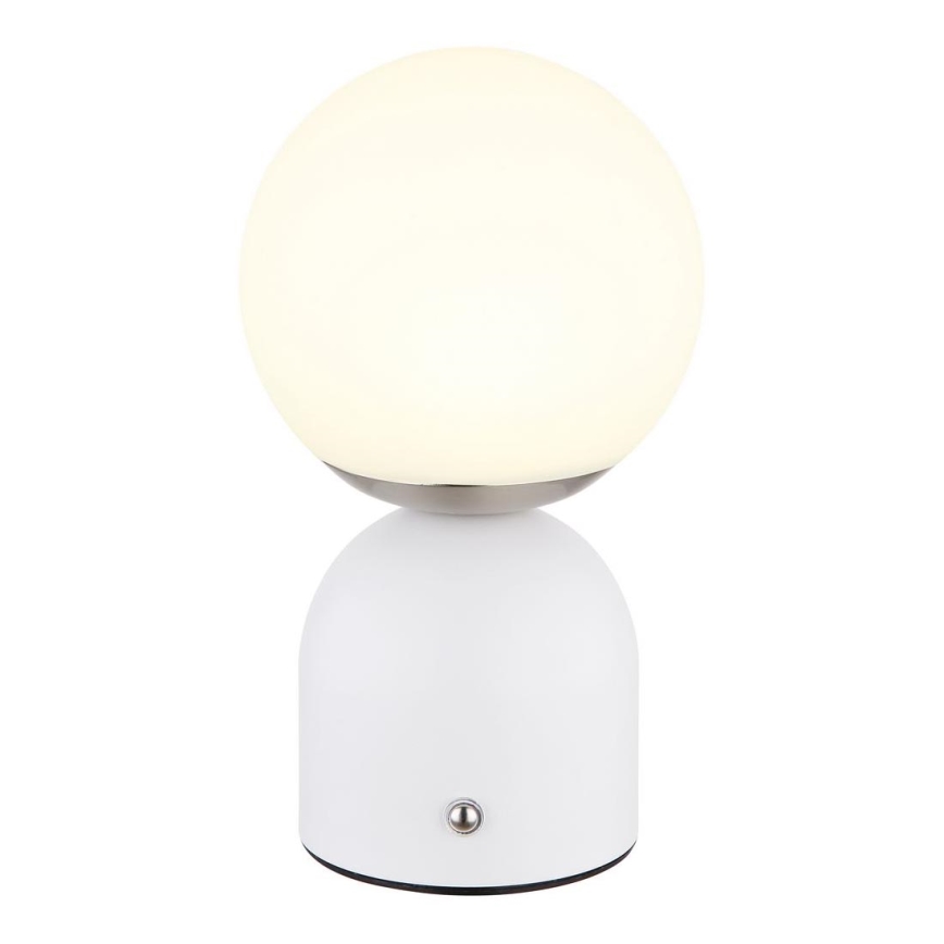 Globo - Candeeiro de mesa táctil LED com regulação LED/2W/5V 2700/4000/6500K 1800 mAh branco