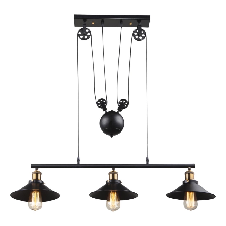 Globo - Candelabro suspenso 3xE27/60W/230V