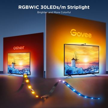 Govee - Backlight 3S Netflix TV 55-65" SMART LED retroiluminação RGBICW Wi-Fi + comando