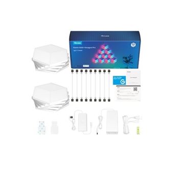 Govee - CONJUNTO 10x Iluminação LED Glide Hexa Pro LED Smart RGBIC Wi-Fi