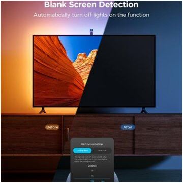 Govee - CONJUNTO 2x Backlight TV 55-65" SMART LED retroiluminação RGBICW Wi-Fi