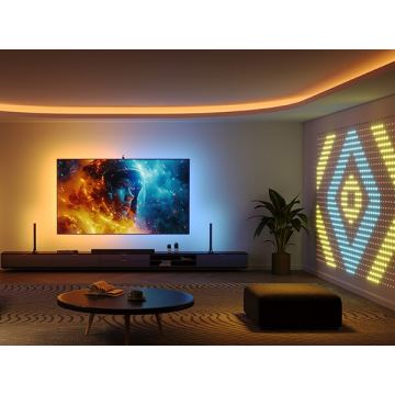 Govee - CONJUNTO 2x Backlight TV 55-65" SMART LED retroiluminação RGBICW Wi-Fi