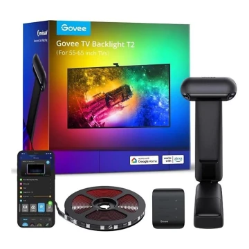 Govee - DreamView T2 DUAL TV 55-65" SMART LED retroiluminação RGBIC Wi-Fi + controlo remoto