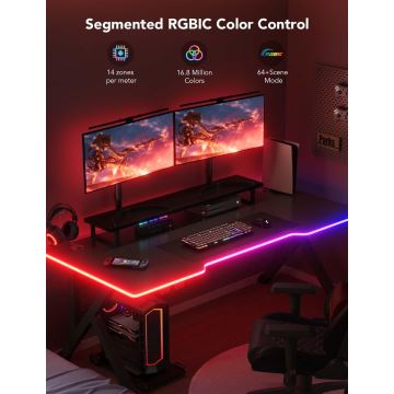 Govee - Neon LED para retroiluminação de mesa 3m RGBIC Wi-Fi