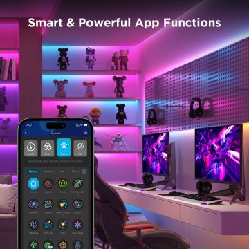 Govee - Wi-Fi RGBICW Smart PRO Fita LED 10m MATTER - extra durável