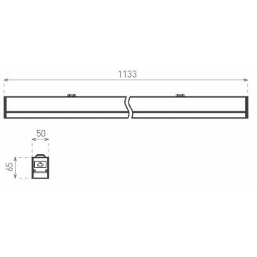 Greenlux GXPR068 - Iluminação fluorescente LED PROFI LINEAR II LED/36W/230V 4000K