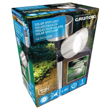 Grundig - Candeeiro solar LED LED/1,2V
