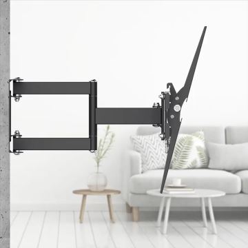 Hama - Suporte de parede para TV com articulação 19-48" preto