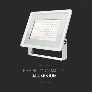 Holofote exterior LED LED/200W/230V 6500K IP65 branco