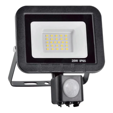 Holofote LED com sensor LED/20W/230V IP65
