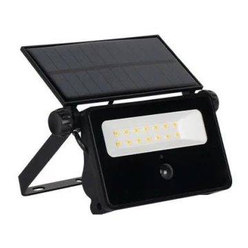 Holofote solar LED com sensor LED/10W/5,5V IP65