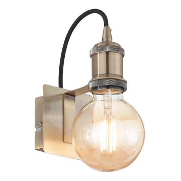 Ideal Lux - Candeeiro de parede FRIDA 1xE27/60W/230V latão