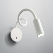 Ideal Lux - Candeeiro LED pequeno e flexível FOCUS LED/3,5W/230V branco