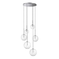 Ideal Lux - Candeeiro suspenso LED EQUINOXE 6xG4/2W/230V cromado