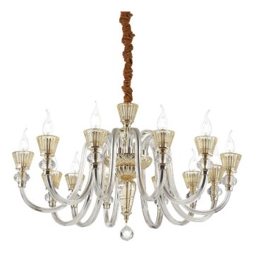 Ideal Lux - Candelabro suspenso STRAUSS 12xE14/40W/230V