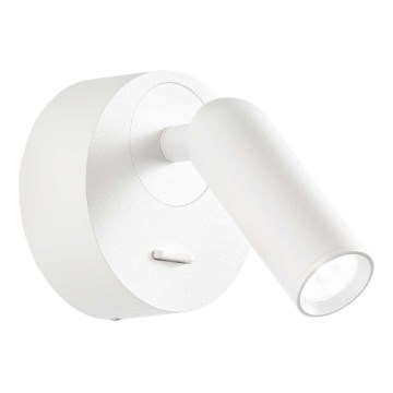 Ideal Lux - Foco de parede LED BEAN LED/3W/230V branco