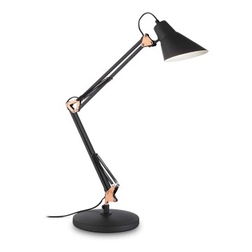 Ideal Lux - Lâmpada de mesa 1xE27/42W/230V preto antigo